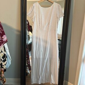 Maxi polka dot express dress